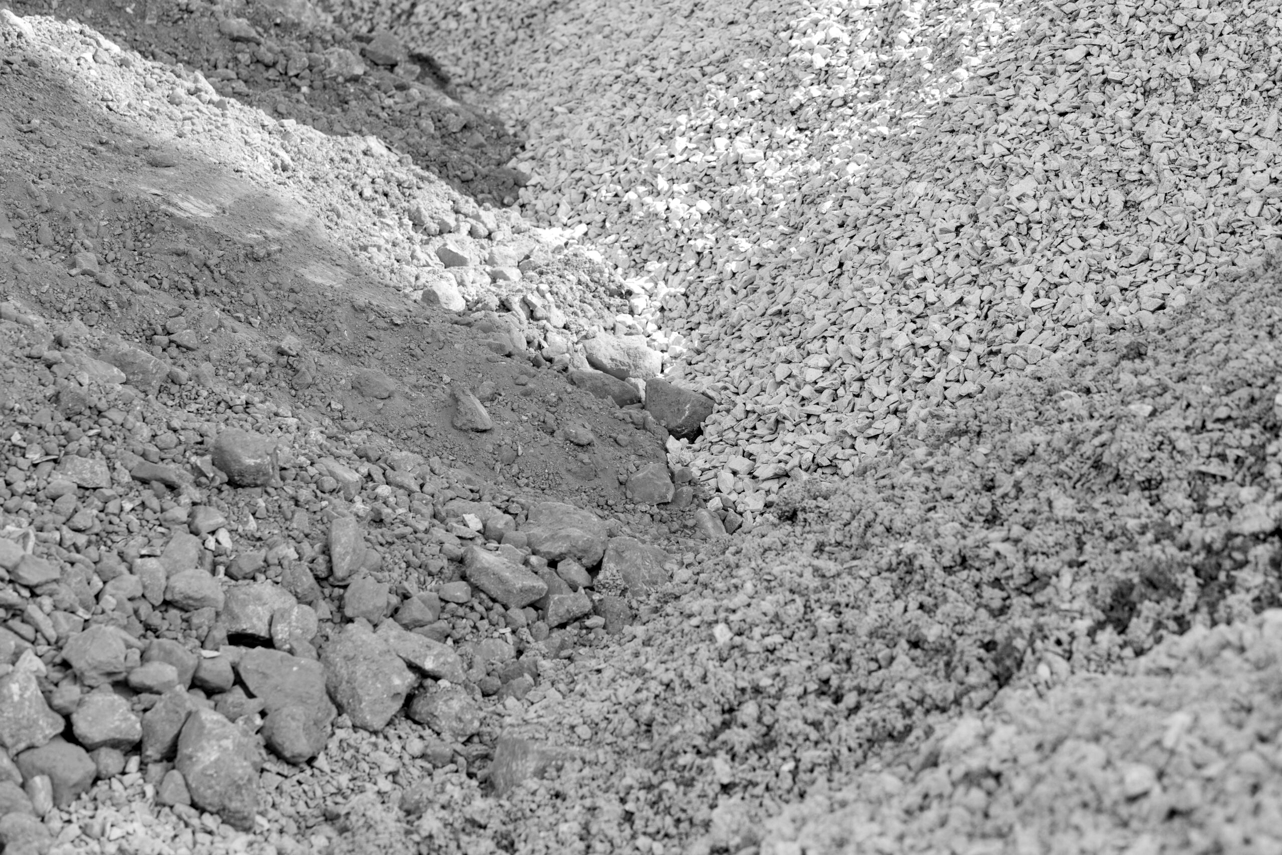 Rohstoffe wie Kies, Sand und Humus beim BRZ Schemmerberg